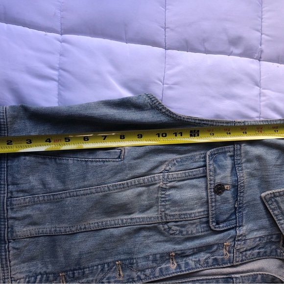 Chaps Faded Denim Vest - Picture 12 of 12